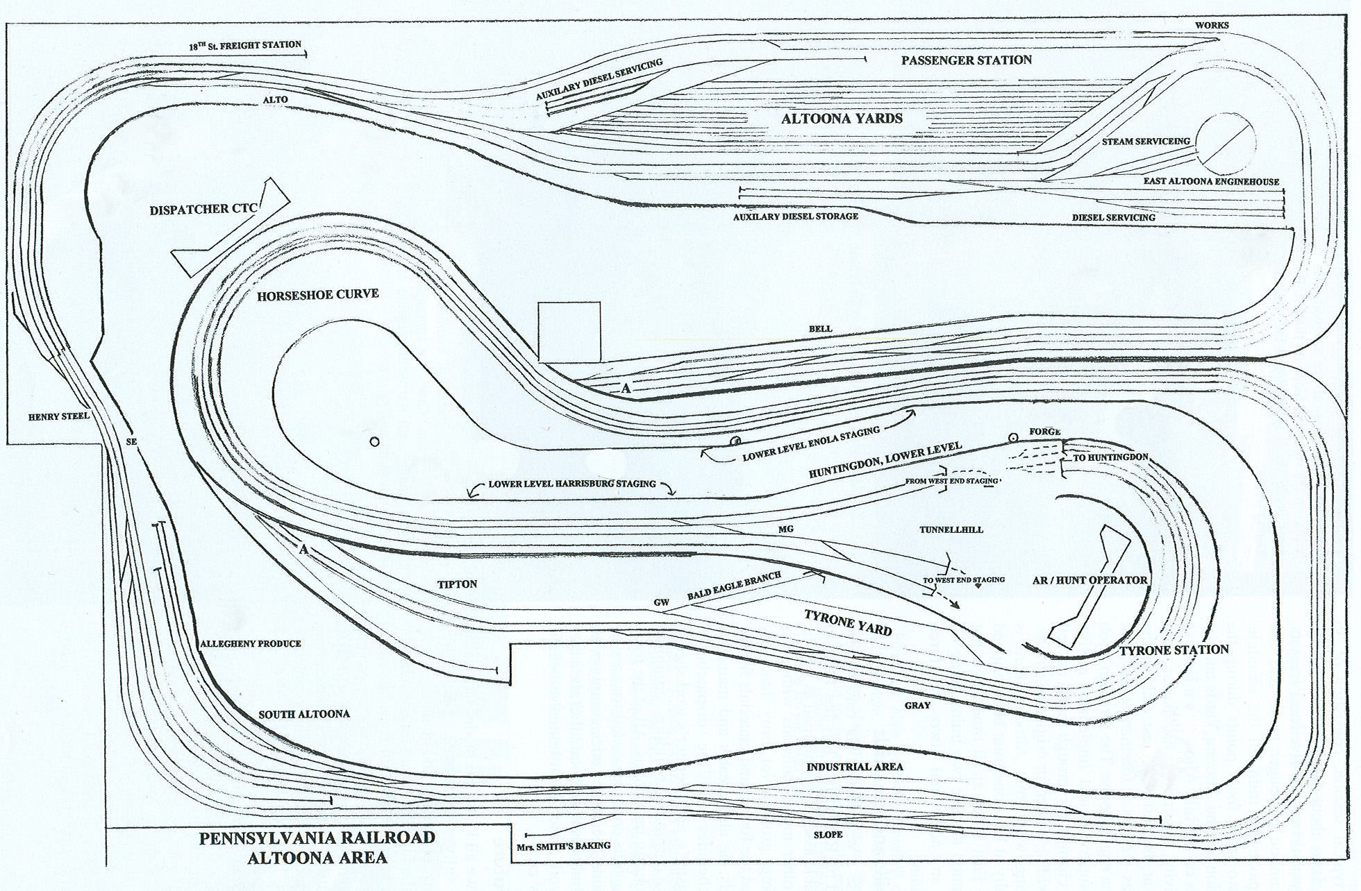 large ho scale track plans